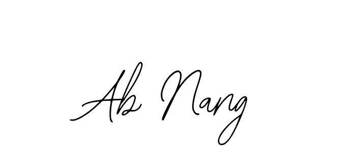 Best and Professional Signature Style for Ab Nang. Bearetta-2O07w Best Signature Style Collection. Ab Nang signature style 12 images and pictures png