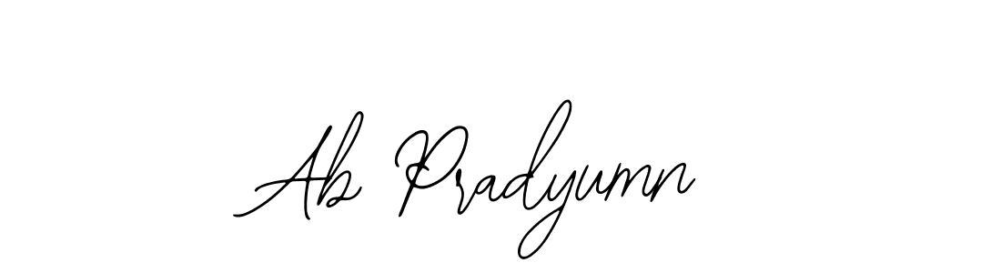 Make a beautiful signature design for name Ab Pradyumn. With this signature (Bearetta-2O07w) style, you can create a handwritten signature for free. Ab Pradyumn signature style 12 images and pictures png