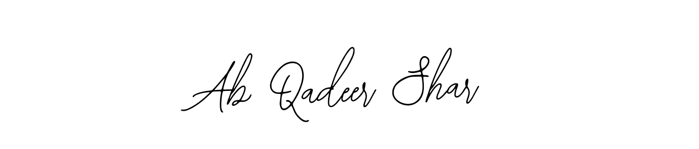 See photos of Ab Qadeer Shar official signature by Spectra . Check more albums & portfolios. Read reviews & check more about Bearetta-2O07w font. Ab Qadeer Shar signature style 12 images and pictures png