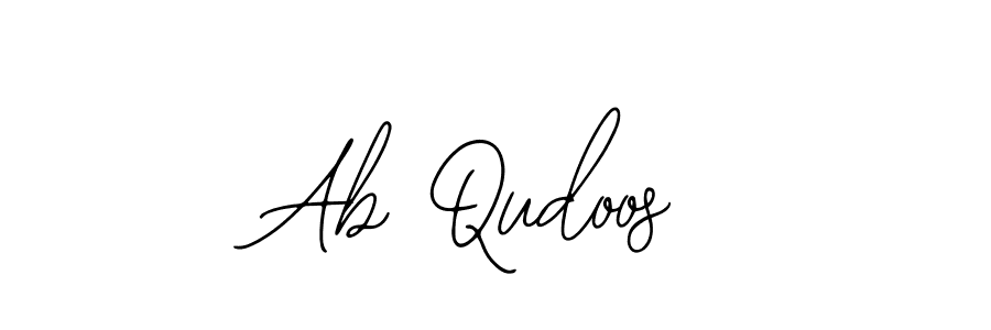 How to Draw Ab Qudoos signature style? Bearetta-2O07w is a latest design signature styles for name Ab Qudoos. Ab Qudoos signature style 12 images and pictures png