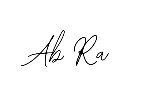 Bearetta-2O07w is a professional signature style that is perfect for those who want to add a touch of class to their signature. It is also a great choice for those who want to make their signature more unique. Get Ab Ra name to fancy signature for free. Ab Ra signature style 12 images and pictures png