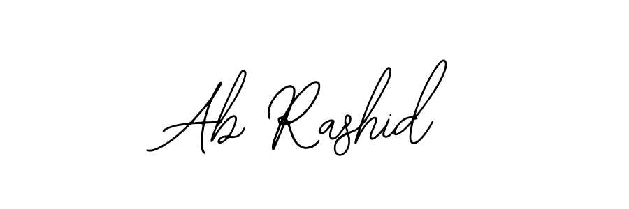 Also we have Ab Rashid name is the best signature style. Create professional handwritten signature collection using Bearetta-2O07w autograph style. Ab Rashid signature style 12 images and pictures png