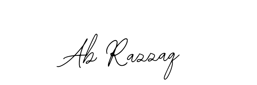 if you are searching for the best signature style for your name Ab Razzaq. so please give up your signature search. here we have designed multiple signature styles  using Bearetta-2O07w. Ab Razzaq signature style 12 images and pictures png