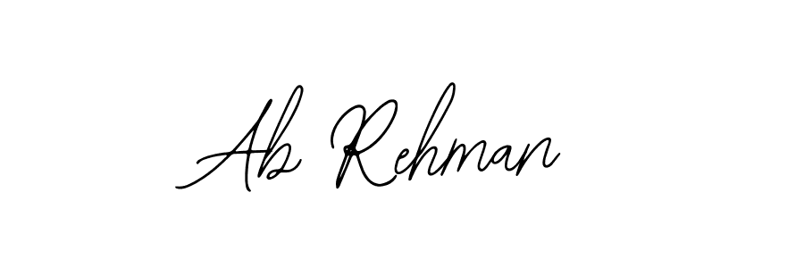 How to make Ab Rehman signature? Bearetta-2O07w is a professional autograph style. Create handwritten signature for Ab Rehman name. Ab Rehman signature style 12 images and pictures png