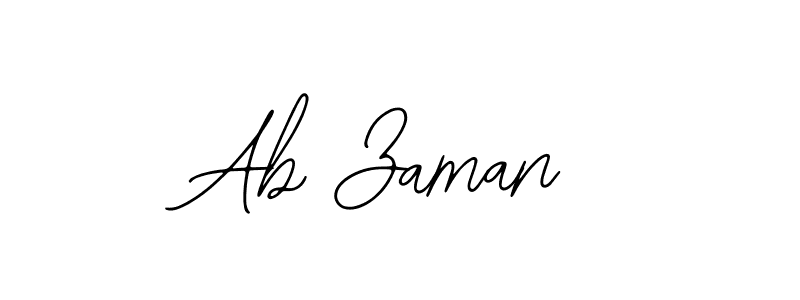 Make a beautiful signature design for name Ab Zaman. Use this online signature maker to create a handwritten signature for free. Ab Zaman signature style 12 images and pictures png
