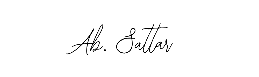 Design your own signature with our free online signature maker. With this signature software, you can create a handwritten (Bearetta-2O07w) signature for name Ab. Sattar. Ab. Sattar signature style 12 images and pictures png