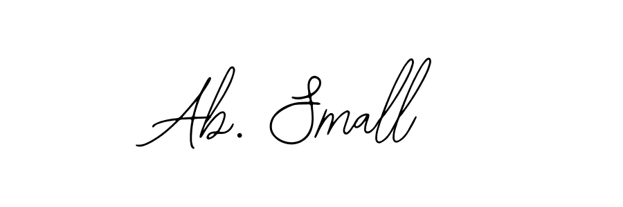 How to Draw Ab. Small signature style? Bearetta-2O07w is a latest design signature styles for name Ab. Small. Ab. Small signature style 12 images and pictures png