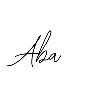 How to make Aba name signature. Use Bearetta-2O07w style for creating short signs online. This is the latest handwritten sign. Aba signature style 12 images and pictures png