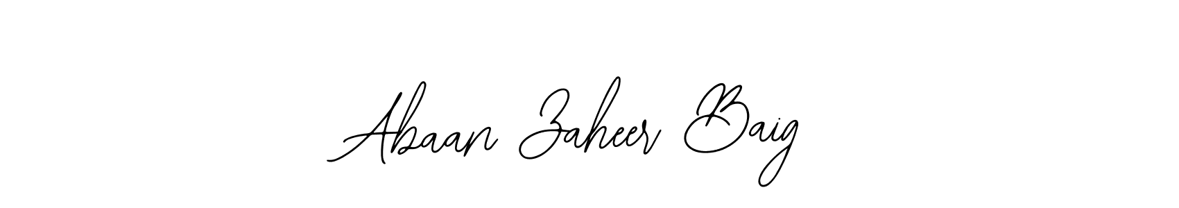 It looks lik you need a new signature style for name Abaan Zaheer Baig. Design unique handwritten (Bearetta-2O07w) signature with our free signature maker in just a few clicks. Abaan Zaheer Baig signature style 12 images and pictures png