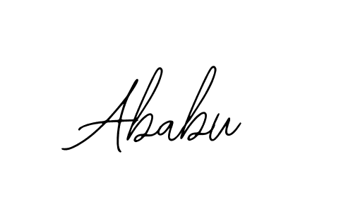 Also we have Ababu name is the best signature style. Create professional handwritten signature collection using Bearetta-2O07w autograph style. Ababu signature style 12 images and pictures png
