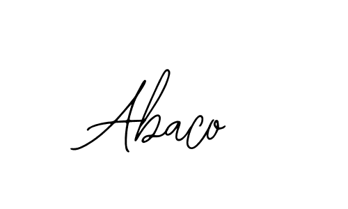 You should practise on your own different ways (Bearetta-2O07w) to write your name (Abaco) in signature. don't let someone else do it for you. Abaco signature style 12 images and pictures png