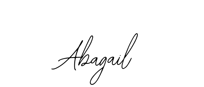 How to make Abagail name signature. Use Bearetta-2O07w style for creating short signs online. This is the latest handwritten sign. Abagail signature style 12 images and pictures png