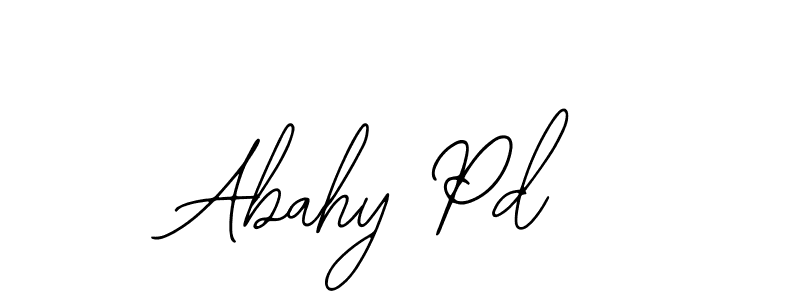 Similarly Bearetta-2O07w is the best handwritten signature design. Signature creator online .You can use it as an online autograph creator for name Abahy Pd. Abahy Pd signature style 12 images and pictures png