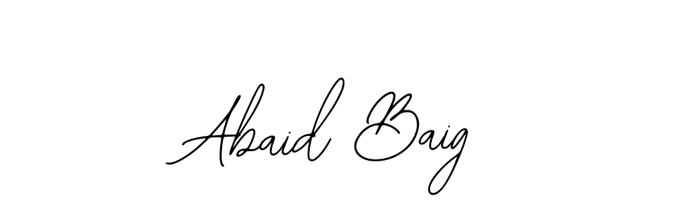 Make a beautiful signature design for name Abaid Baig. With this signature (Bearetta-2O07w) style, you can create a handwritten signature for free. Abaid Baig signature style 12 images and pictures png