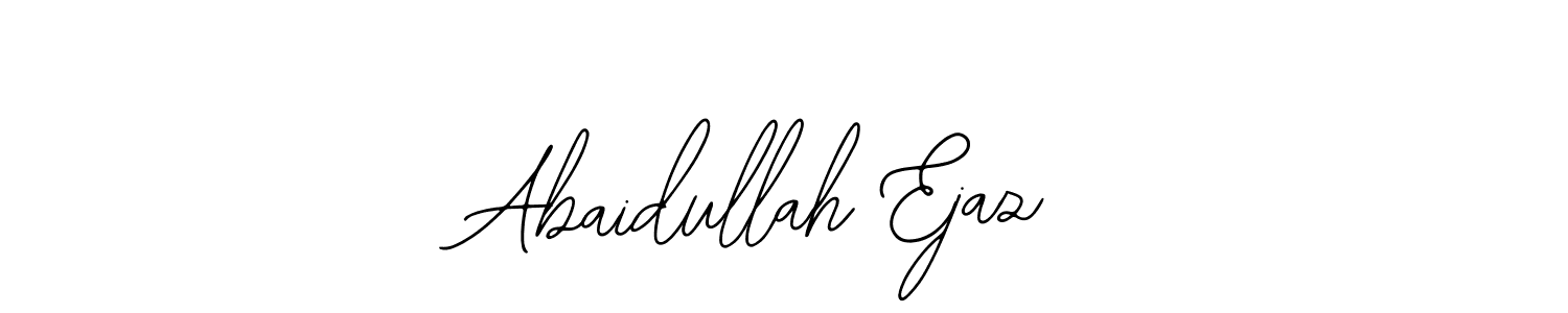 Design your own signature with our free online signature maker. With this signature software, you can create a handwritten (Bearetta-2O07w) signature for name Abaidullah Ejaz. Abaidullah Ejaz signature style 12 images and pictures png