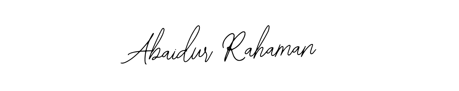 Use a signature maker to create a handwritten signature online. With this signature software, you can design (Bearetta-2O07w) your own signature for name Abaidur Rahaman. Abaidur Rahaman signature style 12 images and pictures png
