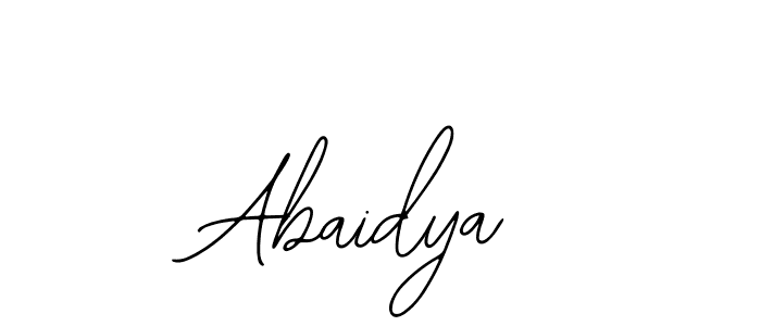 if you are searching for the best signature style for your name Abaidya. so please give up your signature search. here we have designed multiple signature styles  using Bearetta-2O07w. Abaidya signature style 12 images and pictures png