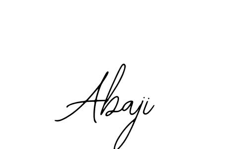 Design your own signature with our free online signature maker. With this signature software, you can create a handwritten (Bearetta-2O07w) signature for name Abaji. Abaji signature style 12 images and pictures png