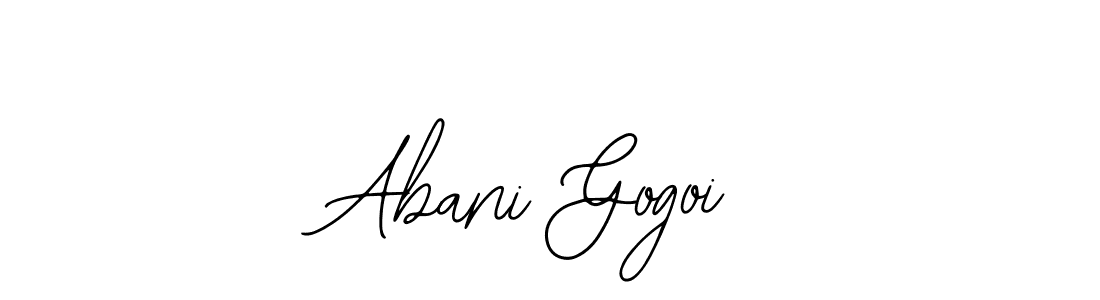 Design your own signature with our free online signature maker. With this signature software, you can create a handwritten (Bearetta-2O07w) signature for name Abani Gogoi. Abani Gogoi signature style 12 images and pictures png