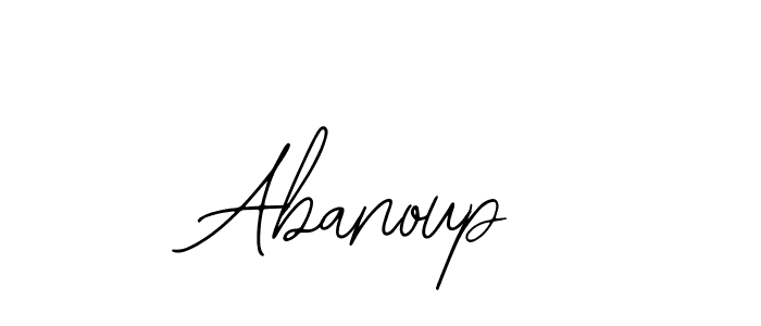 if you are searching for the best signature style for your name Abanoup. so please give up your signature search. here we have designed multiple signature styles  using Bearetta-2O07w. Abanoup signature style 12 images and pictures png
