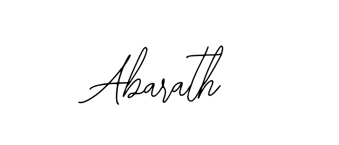 How to make Abarath signature? Bearetta-2O07w is a professional autograph style. Create handwritten signature for Abarath name. Abarath signature style 12 images and pictures png