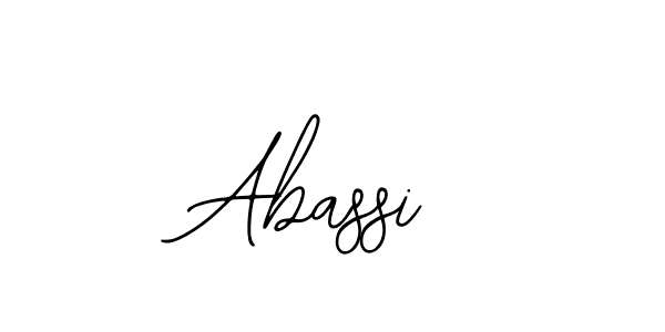 How to make Abassi name signature. Use Bearetta-2O07w style for creating short signs online. This is the latest handwritten sign. Abassi signature style 12 images and pictures png