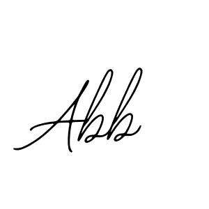 You should practise on your own different ways (Bearetta-2O07w) to write your name (Abb) in signature. don't let someone else do it for you. Abb signature style 12 images and pictures png