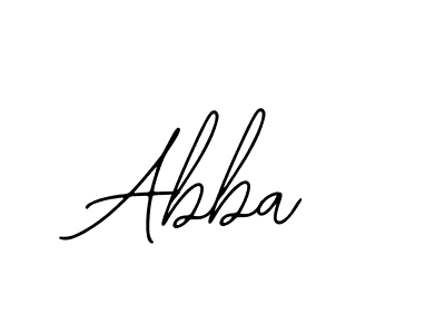 The best way (Bearetta-2O07w) to make a short signature is to pick only two or three words in your name. The name Abba include a total of six letters. For converting this name. Abba signature style 12 images and pictures png