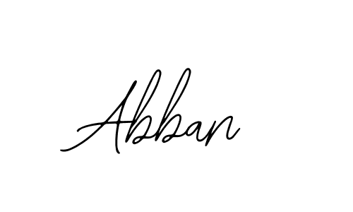 Use a signature maker to create a handwritten signature online. With this signature software, you can design (Bearetta-2O07w) your own signature for name Abban. Abban signature style 12 images and pictures png