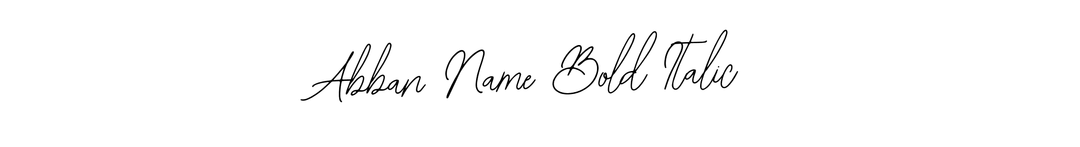 Make a beautiful signature design for name Abban Name Bold Italic. With this signature (Bearetta-2O07w) style, you can create a handwritten signature for free. Abban Name Bold Italic signature style 12 images and pictures png