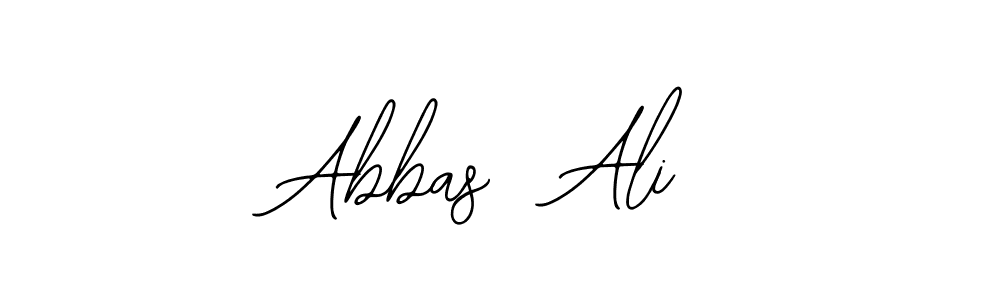 How to make Abbas  Ali name signature. Use Bearetta-2O07w style for creating short signs online. This is the latest handwritten sign. Abbas  Ali signature style 12 images and pictures png