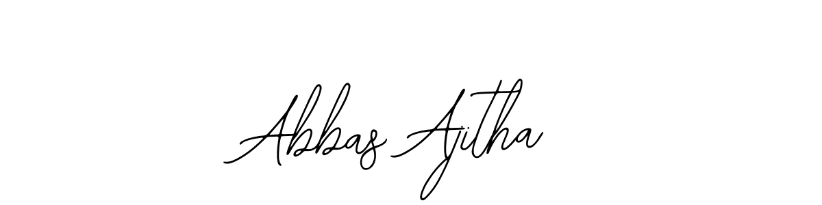 Make a beautiful signature design for name Abbas Ajitha. Use this online signature maker to create a handwritten signature for free. Abbas Ajitha signature style 12 images and pictures png