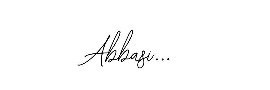 How to make Abbasi... name signature. Use Bearetta-2O07w style for creating short signs online. This is the latest handwritten sign. Abbasi... signature style 12 images and pictures png