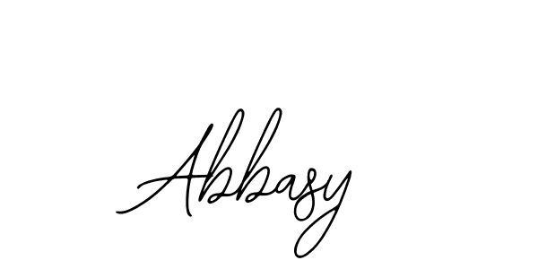How to make Abbasy name signature. Use Bearetta-2O07w style for creating short signs online. This is the latest handwritten sign. Abbasy signature style 12 images and pictures png