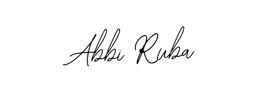 Bearetta-2O07w is a professional signature style that is perfect for those who want to add a touch of class to their signature. It is also a great choice for those who want to make their signature more unique. Get Abbi Ruba name to fancy signature for free. Abbi Ruba signature style 12 images and pictures png