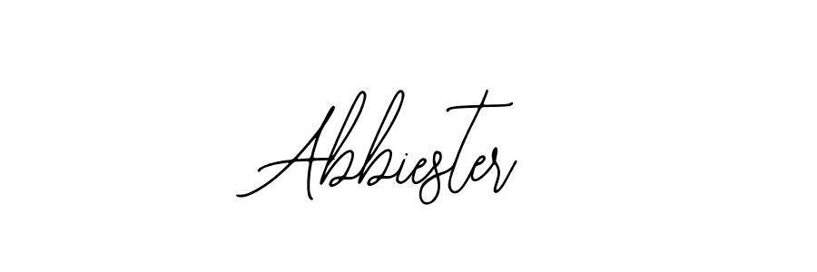 Design your own signature with our free online signature maker. With this signature software, you can create a handwritten (Bearetta-2O07w) signature for name Abbiester. Abbiester signature style 12 images and pictures png