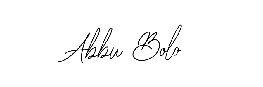 You should practise on your own different ways (Bearetta-2O07w) to write your name (Abbu Bolo) in signature. don't let someone else do it for you. Abbu Bolo signature style 12 images and pictures png