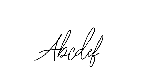 Use a signature maker to create a handwritten signature online. With this signature software, you can design (Bearetta-2O07w) your own signature for name Abcdef. Abcdef signature style 12 images and pictures png