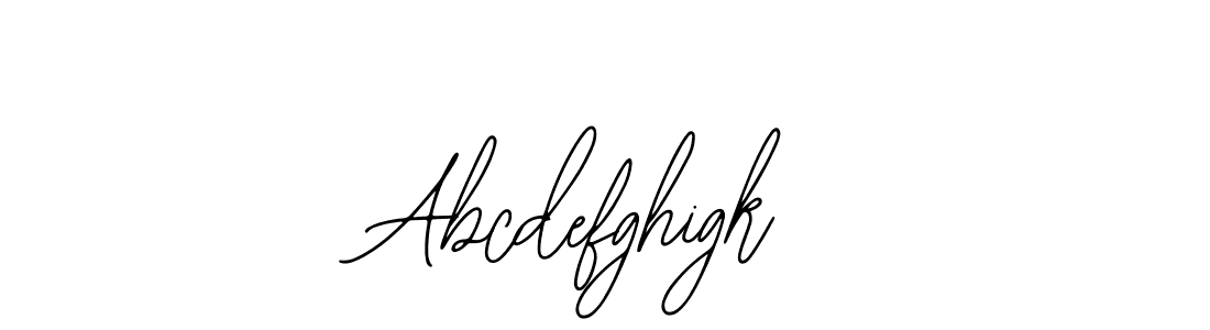Abcdefghigk stylish signature style. Best Handwritten Sign (Bearetta-2O07w) for my name. Handwritten Signature Collection Ideas for my name Abcdefghigk. Abcdefghigk signature style 12 images and pictures png