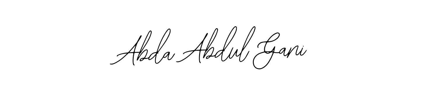 How to Draw Abda Abdul Gani signature style? Bearetta-2O07w is a latest design signature styles for name Abda Abdul Gani. Abda Abdul Gani signature style 12 images and pictures png