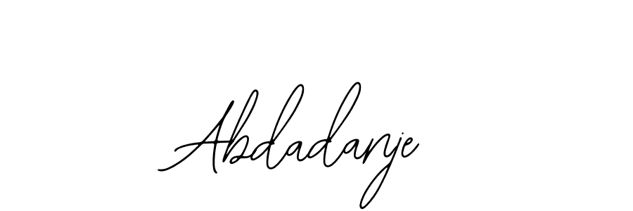 Use a signature maker to create a handwritten signature online. With this signature software, you can design (Bearetta-2O07w) your own signature for name Abdadanje. Abdadanje signature style 12 images and pictures png