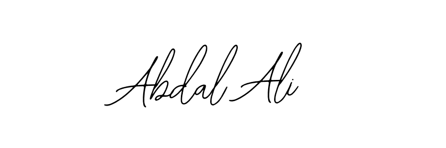 How to make Abdal Ali name signature. Use Bearetta-2O07w style for creating short signs online. This is the latest handwritten sign. Abdal Ali signature style 12 images and pictures png