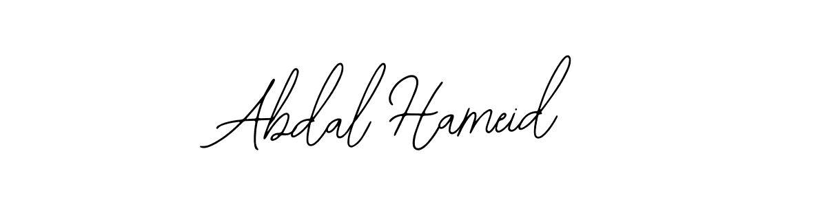 Use a signature maker to create a handwritten signature online. With this signature software, you can design (Bearetta-2O07w) your own signature for name Abdal Hameid. Abdal Hameid signature style 12 images and pictures png