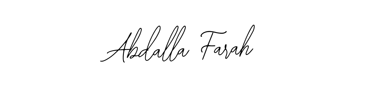 Also we have Abdalla Farah name is the best signature style. Create professional handwritten signature collection using Bearetta-2O07w autograph style. Abdalla Farah signature style 12 images and pictures png