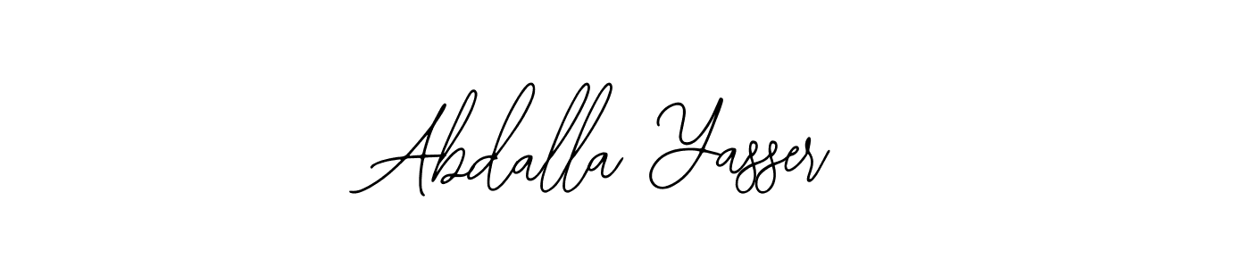It looks lik you need a new signature style for name Abdalla Yasser. Design unique handwritten (Bearetta-2O07w) signature with our free signature maker in just a few clicks. Abdalla Yasser signature style 12 images and pictures png