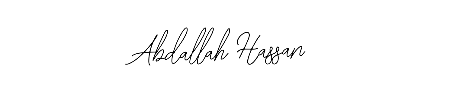 Create a beautiful signature design for name Abdallah Hassan. With this signature (Bearetta-2O07w) fonts, you can make a handwritten signature for free. Abdallah Hassan signature style 12 images and pictures png