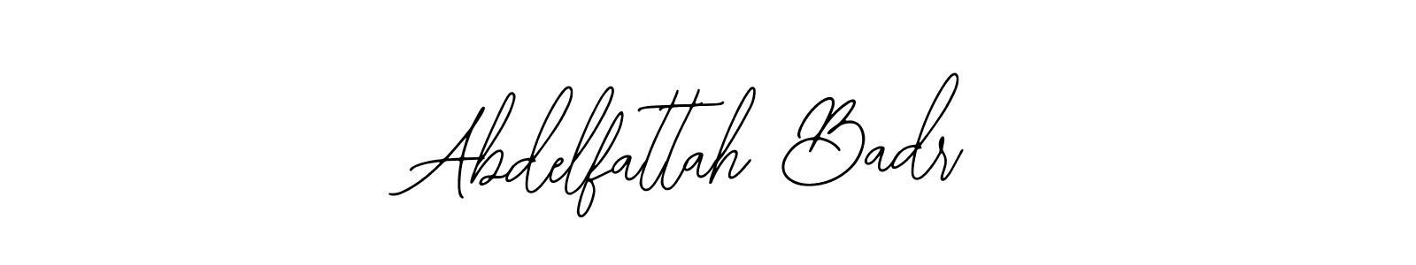 Design your own signature with our free online signature maker. With this signature software, you can create a handwritten (Bearetta-2O07w) signature for name Abdelfattah Badr. Abdelfattah Badr signature style 12 images and pictures png