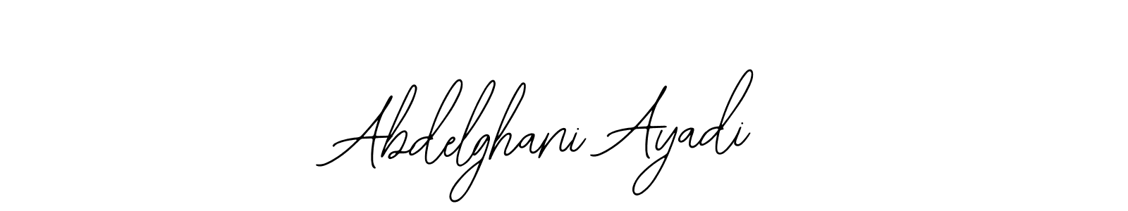 if you are searching for the best signature style for your name Abdelghani Ayadi. so please give up your signature search. here we have designed multiple signature styles  using Bearetta-2O07w. Abdelghani Ayadi signature style 12 images and pictures png
