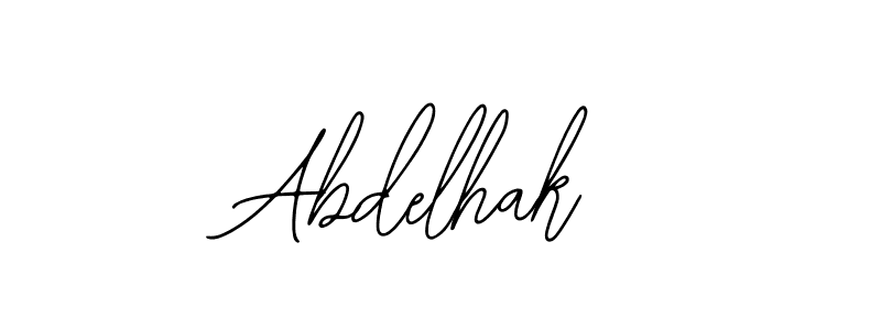 Abdelhak stylish signature style. Best Handwritten Sign (Bearetta-2O07w) for my name. Handwritten Signature Collection Ideas for my name Abdelhak. Abdelhak signature style 12 images and pictures png