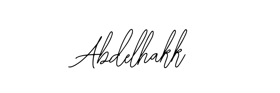 How to make Abdelhakk name signature. Use Bearetta-2O07w style for creating short signs online. This is the latest handwritten sign. Abdelhakk signature style 12 images and pictures png